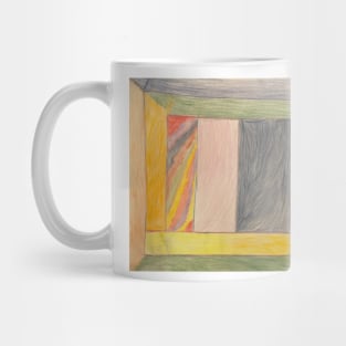 Double Edged Wall Art With Colourful Appearance Unique Bright Colourful.Abstract. Mug